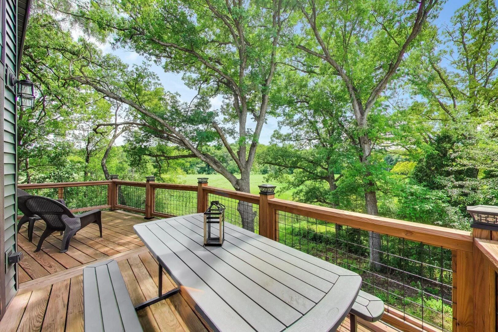 Lauderdale Lookout deck overlooking Lauderdale Lakes near Elkhorn